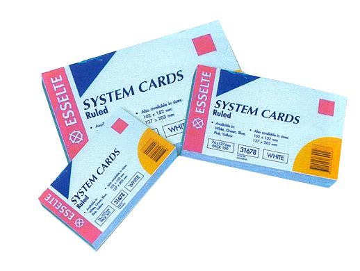 Ruled System Cards 100